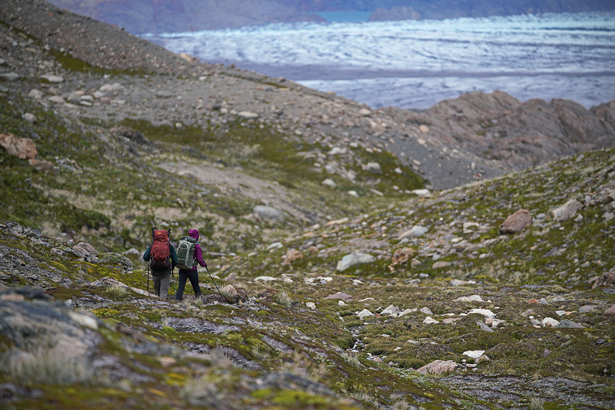 Outdoor clothing brands (hiking group shot)